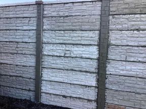 All Fence in Cape coral florida has installed a custom made faux stone fence