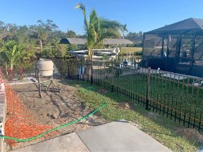 fence permits in cape coral cover all types of fencing including this wrought iron fence